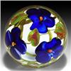 Image 1 : 337: Richard Olma 1983 Flower Paperweight