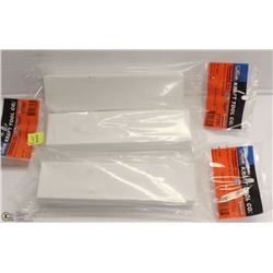 LOT OF 3 KRAFT 80 GRIT WHITE RUB STONES