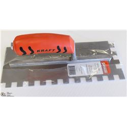 KRAFT 11" X 4" - 1/2 SQUARE NOTCH TROWEL