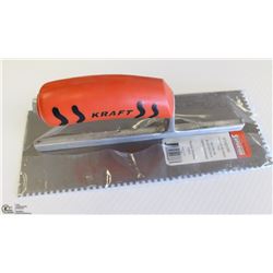 KRAFT 11" X 4" - 1/2 SQUARE NOTCH TROWEL