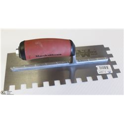 MARSHALLTOWN 11" X 4.5" SQUARE NOTCH TROWEL