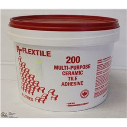 4 LITRE PAIL OF FLEXTILE 200 CERAMIC TILE ADHESIVE