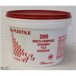 4 LITRE PAIL OF FLEXTILE 200 CERAMIC TILE ADHESIVE