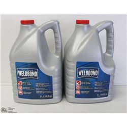 CASE OF WELDBOND UNIVERSAL ADHESIVE 2 X 3L JUGS