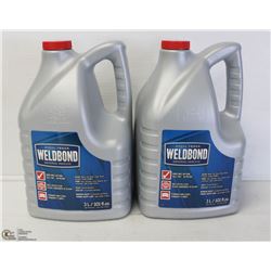 CASE OF WELDBOND UNIVERSAL ADHESIVE 2 X 3L JUGS