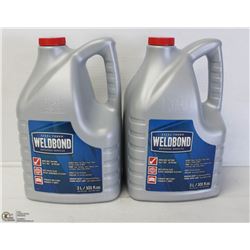 CASE OF WELDBOND UNIVERSAL ADHESIVE 2 X 3L JUGS