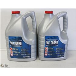 CASE OF WELDBOND UNIVERSAL ADHESIVE 2 X 3L JUGS