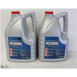 CASE OF WELDBOND UNIVERSAL ADHESIVE 2 X 3L JUGS