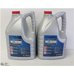 CASE OF WELDBOND UNIVERSAL ADHESIVE 2 X 3L JUGS