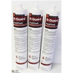 LOT OF 3 TUBES R-GUARD FASTFLASH AIR AND WATER