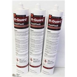 LOT OF 3 TUBES R-GUARD FASTFLASH AIR AND WATER