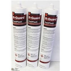 LOT OF 3 TUBES R-GUARD FASTFLASH AIR AND WATER