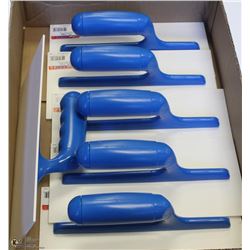 CASE OF 6 KRAFT PLASTIC EIFS TROWELS