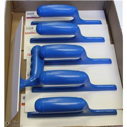 CASE OF 6 KRAFT PLASTIC EIFS TROWELS