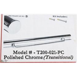 24" POLISHED CHROME STRAIGHT SHOWER GRAB BAR