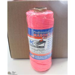 CASE OF KRAFT PINK MASONS LINE 6 X 500' ROLLS