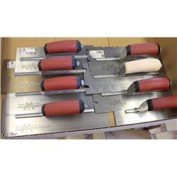 LOT OF 8 ASSORTED MARSHALLTOWN TROWELS ON CHOICE