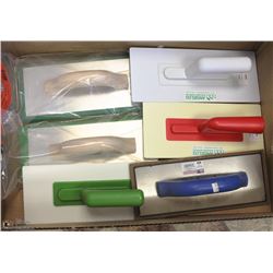 LOT OF 6 ASSORTED FLOATS AND TROWELS ON CHOICE