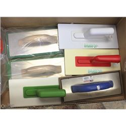 LOT OF 6 ASSORTED FLOATS AND TROWELS ON CHOICE