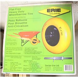 ERIE FLAT FREE HEAVY DUTY WHEEL BARROW TIRE WITH