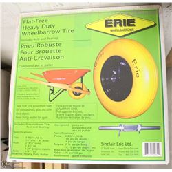 ERIE FLAT FREE HEAVY DUTY WHEEL BARROW TIRE WITH