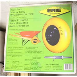 ERIE FLAT FREE HEAVY DUTY WHEEL BARROW TIRE WITH