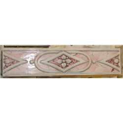 6 BOXES OF 3 X 13 BATIK ROSA BORDER TILES