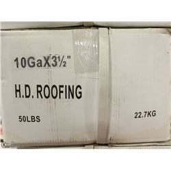 50LB BOX OF #10X3-1/2" HD ROOFING NAILS