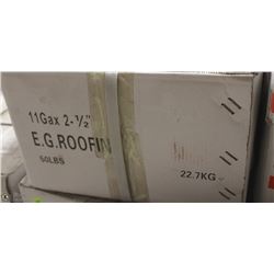 50LB BOX OF #11X2-1/2" EG ROOFING NAILS
