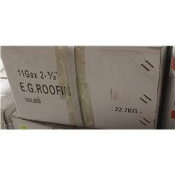 50LB BOX OF #11X2-1/2" EG ROOFING NAILS