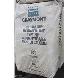 GRAYMONT HIGH CALCIUM HYDRATED LIME TYPE N 20KG