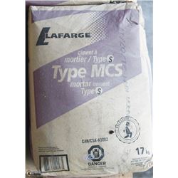 LAFARGE TYPE MSC MORTAR 17KG BAG X72