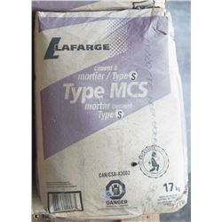 LAFARGE TYPE MSC MORTAR 17KG BAG X72