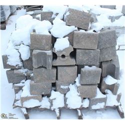 PALLET OF CEMENT BLOCKS