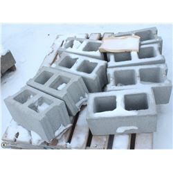 PALLET OF CEMENT BLOCKS