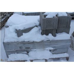 PALLET OF CEMENT BLOCKS