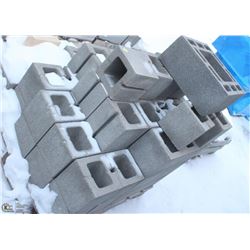 PALLET OF CEMENT BLOCKS