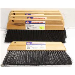 LOT OF FIVE 12" CURB BRUSHES
