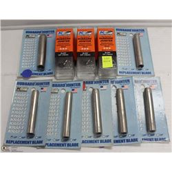 LOT OF 10 KRAFT HUBBARD JOINTER REPLACEMENT BLADES