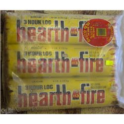 3 HEARTH-FIRE 3 HOUR LOGS