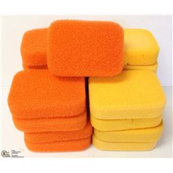 LOT OF 19 4" X 6" SPONGES
