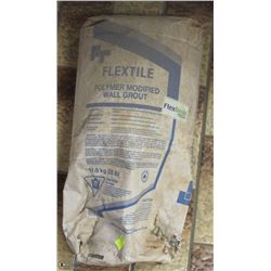 25LB BAG OF FLEXTILE POLYMER MODIFIED WALL GROUT