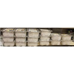 28 BOXES OF ASSORTED SIZE HOLLOW TILE SPACERS