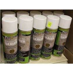 LOT OF 10 TROXGUARD SPRAY N GO SEALER 15OZ CANS