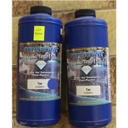 2 BOTTLES GEMSTONE JEWELS FOR POOLS PLASTER