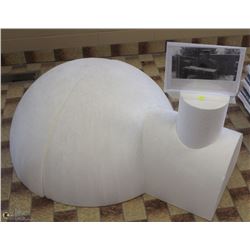 STYROFOAM PIZZA OVEN FORM