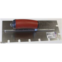 CASE OF 6 MARSHALLTOWN 11" X 4.5" NOTCHED TROWELS