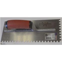 CASE OF 6 MARSHALLTOWN 11" X 4.5" NOTCHED TROWELS