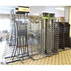 LOT OF 13 STORE DISPLAY RACKS