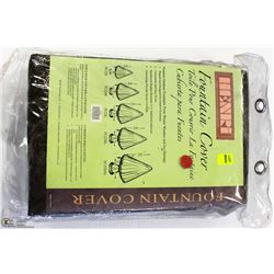 HENRI 66" X 56" GREY FOUNTAIN COVER